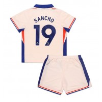 Camisa de time de futebol Chelsea Jadon Sancho #19 Replicas 2º Equipamento Infantil 2024-25 Manga Curta (+ Calças curtas)